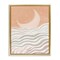 Stupell Industries Crescent Moon over Sea Framed Floater Canvas Wall Art Design by Elizabeth Medley